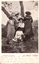 This black-and-white card shows five women and girls posed outdoors among trees: On the card is printed ““AUSTRALIAN PEARLS.” [Star Photo. Co., Copyright.]” The handwriting appears to read: “Thanks very much for Post Card. Still hot & no rain. Would like to be able to sit at a nice place. Much love from Aunty B.”