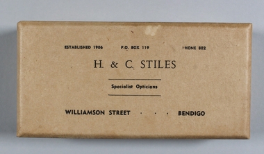 Functional object - Dorothy Comer Collection: Spectacles Box