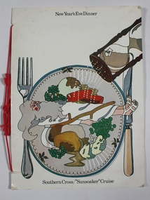 Ephemera - Dorothy Comer Collection: New Year's Eve Dinner Menu, 1958-1960