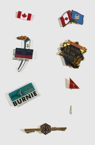 Newspaper - Dorothy Comer Collection: Badge Collection