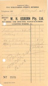 Financial record - INVOICE COLLECTION: Various Businesses