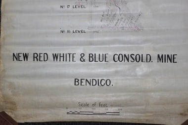 Plan - Red, White and Blue United Gold Mine, 1911