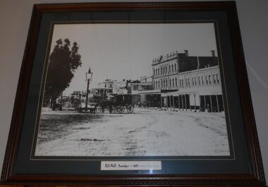 Photograph - Pall Mall Bendigo - 1875, 1875