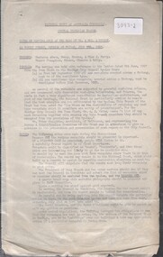 Document - National Trust Collection: National Trust meeting minutes 7/07/1967 re: Preservation verandahs of significance, 7 July 1967