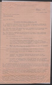 Document - National Trust Collection:  14/07/1969 Town Clerk letter to Councillors re: Cantilever Verandahs - By-Law No. 102, 7 July 1967