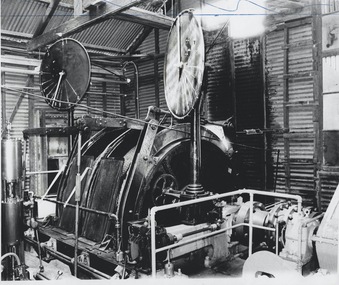 Photograph - AUSTIN COLLECTION: Winding Gear, Wattle Gully Gold Mine, Chewton, 1982