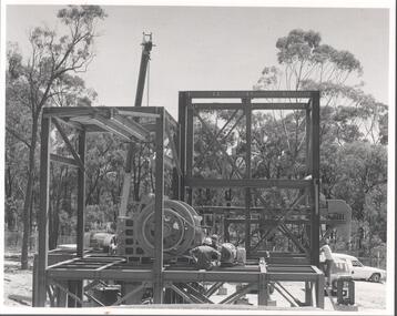 Photograph - Austin Collection: machinery on mine site, 1980's
