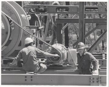 Photograph - Austin Collection: machinery on mine site, 1980's