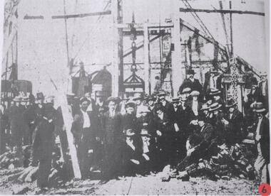 Photograph - Austin Collection:  mine workers, late 1800's ?