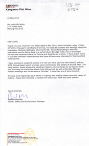 Letter - John Harris Gill, May 2020