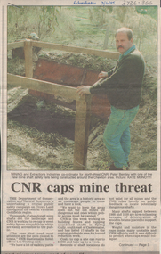 Newspaper - Kangaroo Flat Gold Mine Collection: abandoned mine shafts