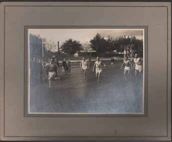 Photograph - William 'Bill' Theodore - B&W photograph athletics race winner, 1940s
