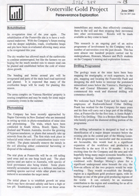 Document - Kangaroo Flat Gold Mine Collection: Fosterville Gold Project, Perseverance Exploration