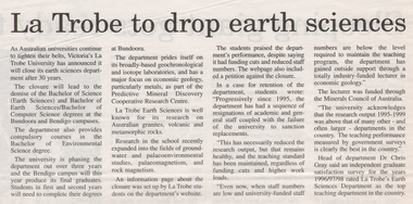 Newspaper - Kangaroo Flat Gold Mine Collection: Latrobe University Bendigo