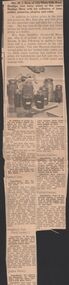 Document - William 'Bill' Theodore - newspaper cutting Mrs. M.J. Rees of 124 White Hills Road, Bendigo won many prizes at the (undated) Bendigo Show, 1979 & 1991