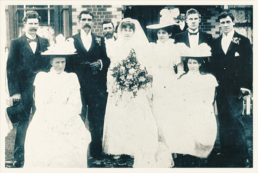 Wedding Photo, St Andrews Presbyterian Church Bendigo