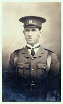 Front of postcard of Clement Gladstone Reynolds