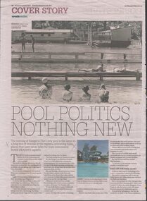Newspaper - White Hills Swimming Pool newspaper article from 'Bendigo Advertiser', 2017