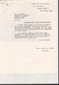 Document - National Trust Collection: Properties 30-45 Mundy Street Bendigo, 1984