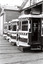 11147.2h No 30, 29, 28 and 11 Birney Cars lined up at the Depot