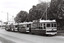 11147.2z The four Birney Cars at Eaglehawk beside Canterbury Park