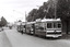 11147.2aa The four Birney Cars at Eaglehawk beside Canterbury Park