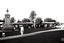 11147.6r Two Trams and large crown in front of the Eaglehawk Town Hall