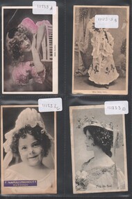 Postcard - Mabel Tully Collection: Four Postcards, 1881