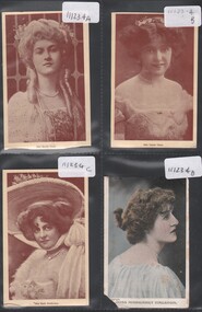 Postcard - Mabel Tully Collection: Four Postcards of woman
