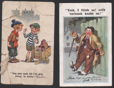 Postcard - Mabel Tully Collection: Amusing postcards, circa late 1800s