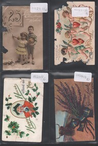 Postcard - Mabel Tully Collection: Four postcards - various messages on postcards, 1907