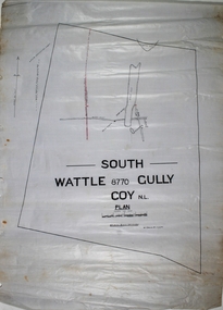 Map - South Wattle Gully Mine Chewton