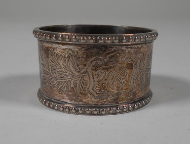 Functional object - Bourke Collection: Silver Serviette Ring, 1950