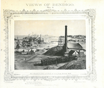 Photograph - VIEWS OF BENDIGO:  THE HUSTLER'S LINE OF REEF, AS SEEN FROM REDAN HILL, 1875