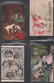 Postcard - Mabel Tully Collection: Four miscellaneous postcards, circa 1908
