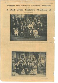 Newspaper - Edith Perry Collection: Kangaroo Flat Red Cross, Edith Perry Collection, 1919