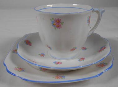 Domestic object - Cup, Saucer and plate