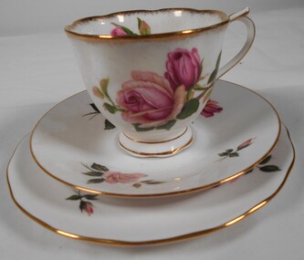 Domestic object - John Perry Collection Cup, Saucer and plate