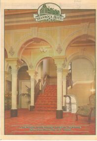 Newspaper - Bendigo Advertiser special feature on Shamrock Hotel, 27th November, 1993