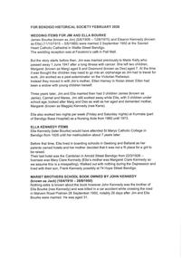 Document - Bourke Collection: Biographical Notes, 6.1.1950
