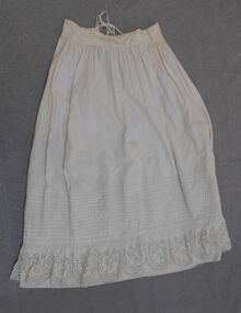 Textile - Courtis-Cowling Collection: Petticoat, Approx 1880