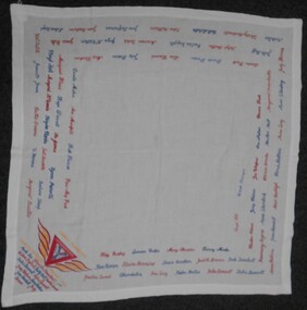 Textile - Lansell Y's Menettes Service club tablecloth, Lansell's Menette's Tablecloth