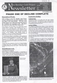 Document - Kangaroo Flat Gold Mine Collection: New Bendigo Gold Project Newsletters, no date