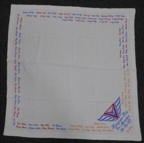 Textile - Kangaroo Flat Y"s Menettes cotton tablecloth, Joyce Lowe, Kangaroo Flat Y's Menettes Tablecloth