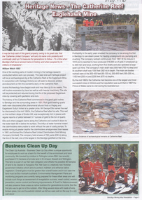Document - Kangaroo Flat Gold Mine Collection: Bendigo Mining, History of Catherine Reef United Mine site, Bendigo Mining NL, Undated