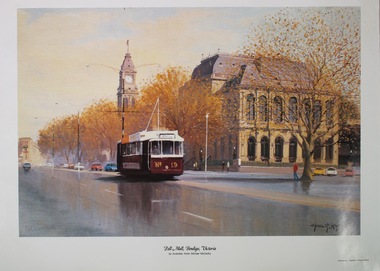 Print - Print of a painting of Pall Mall Bendigo