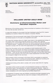 Document - Kangaroo Flat Gold Mine Collection: Williams United Gold Mine, Unknown