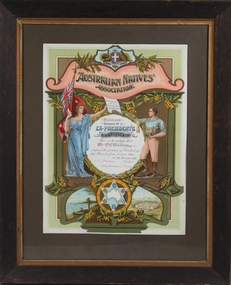 Certificate - A. N. A. Ex-President's Certificate