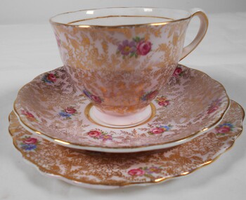 Domestic object - John Perry Collection: Cup, Saucer and plate set