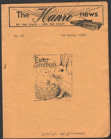Newsletter - Skidmore Collection: The Hanro Newsletters 1956, 1955